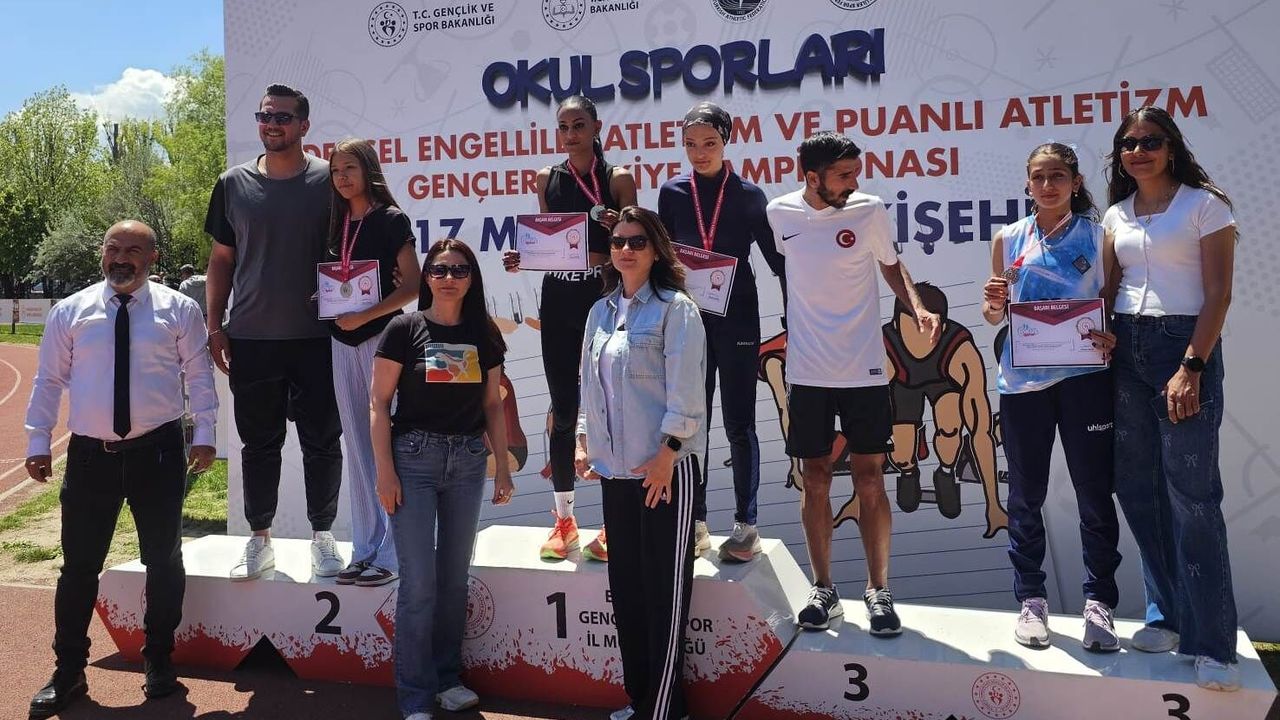 Kırıkkale’ye Atletizmde Çifte Altın